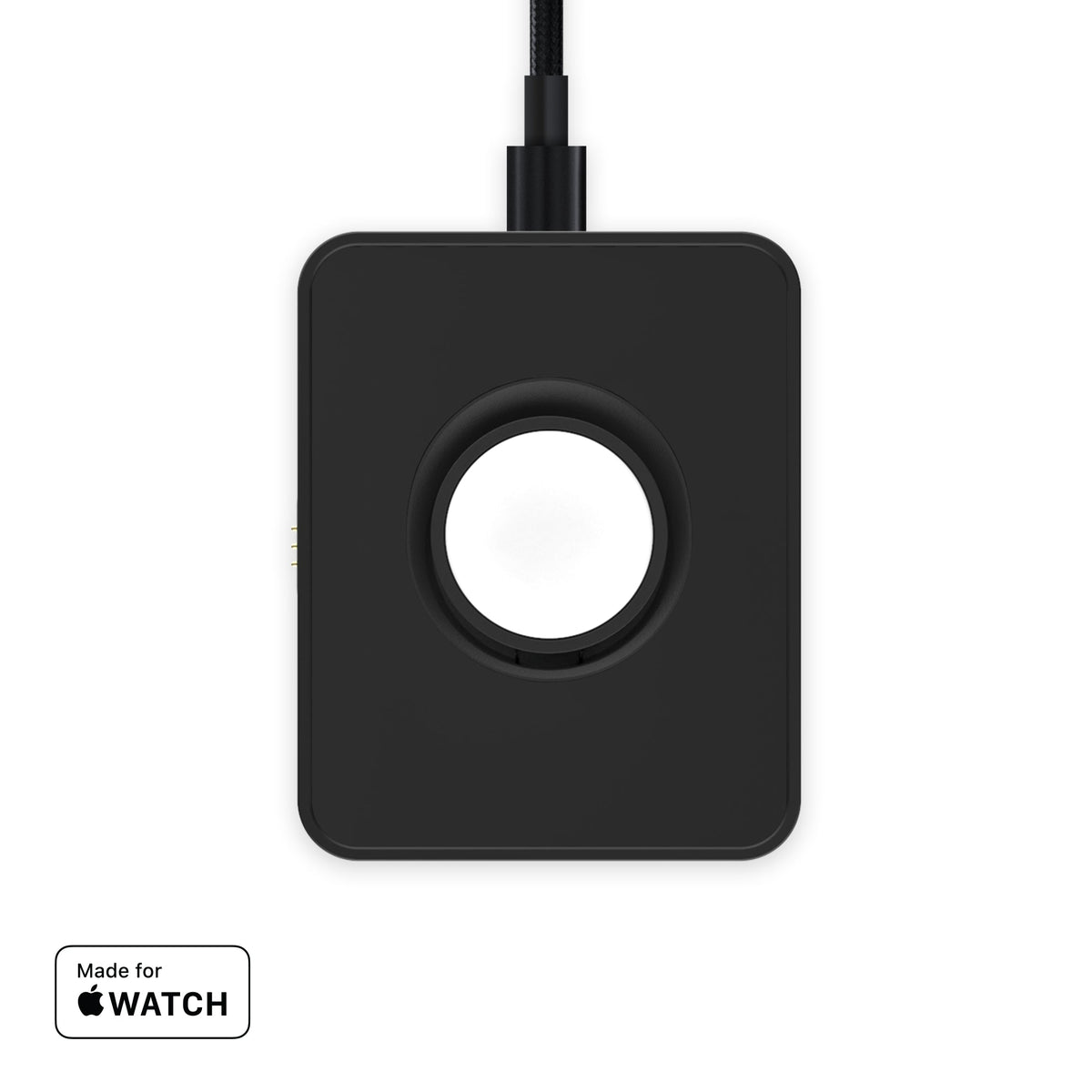 Precision-designed Apple Watch charger for an elevated charging experience. Seamlessly combining style and functionality, this purpose-built dock ensures easy, seamless charging.